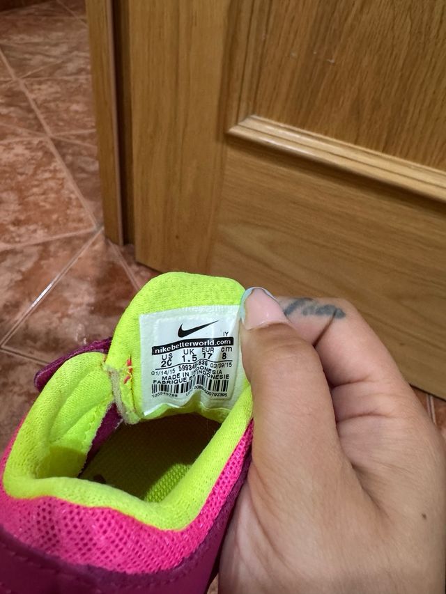 Zapatillas nike bebé