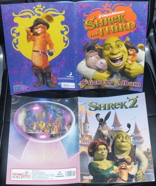 Set Album figurine movie cartoon Shrek 1-3 vintage