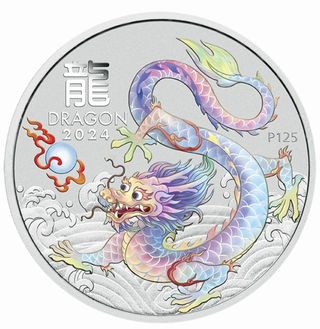 Dragon White 1 onza Australia