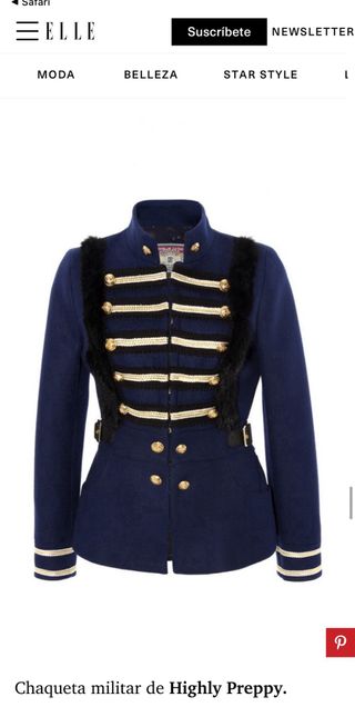 Abrigo holy preppy nuevo