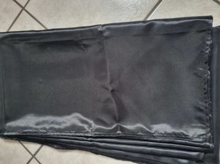 Completo lenzuola raso nero