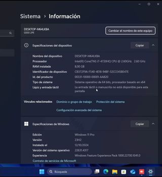 MSI i7 GTX 860 M con defectos