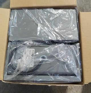 2 apliques pared led aluminio negro-gris Kingwen