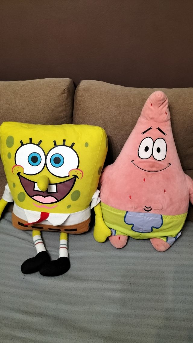 Peluches Bob esponja y patricio