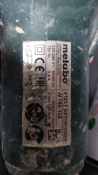 Empuñadura amoladora Metabo