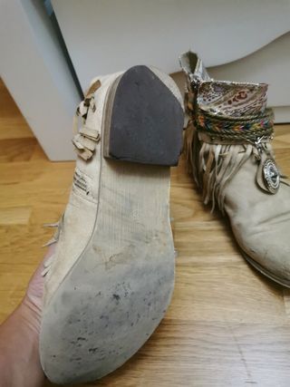 Botines beige 39 