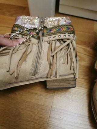 Botines beige 39 