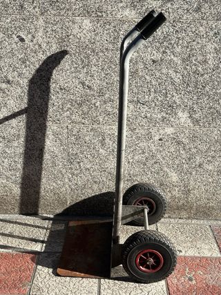 Carretilla de transporte.