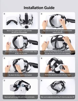 Correas cabeza para Oculus Quest 2