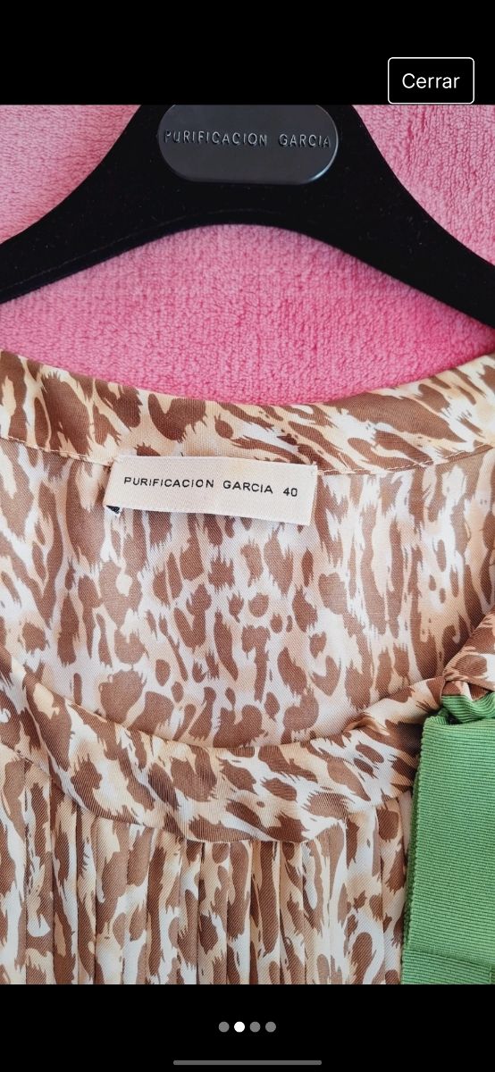 Blusa estampada de Purificación García