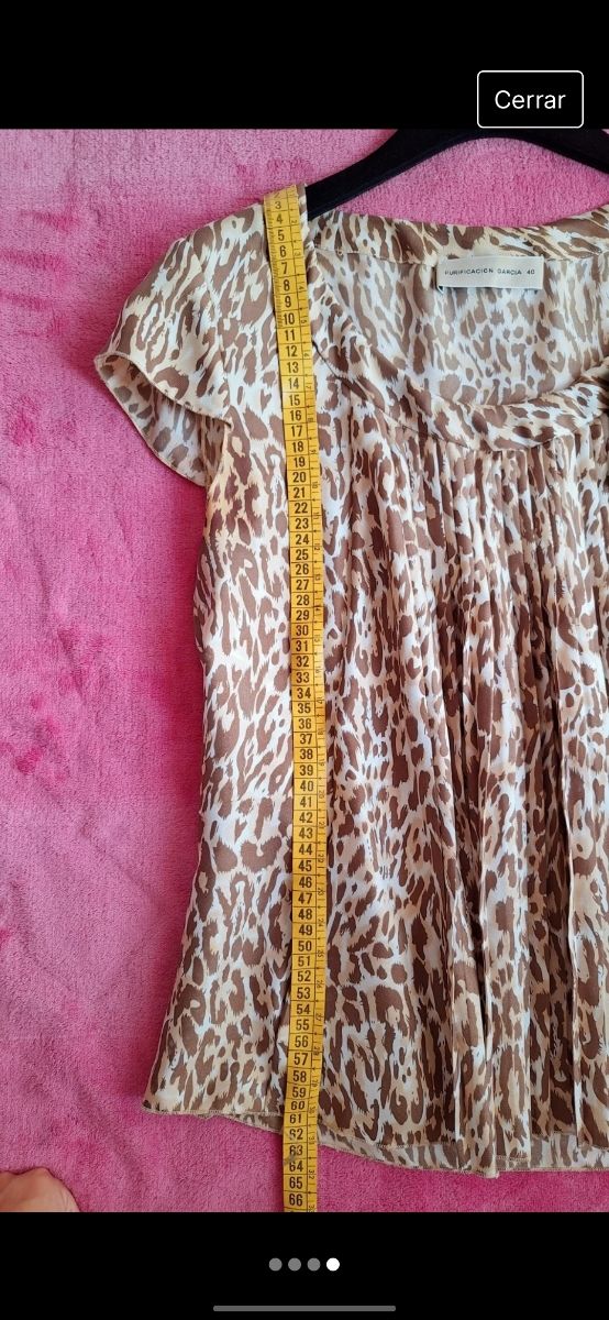 Blusa estampada de Purificación García