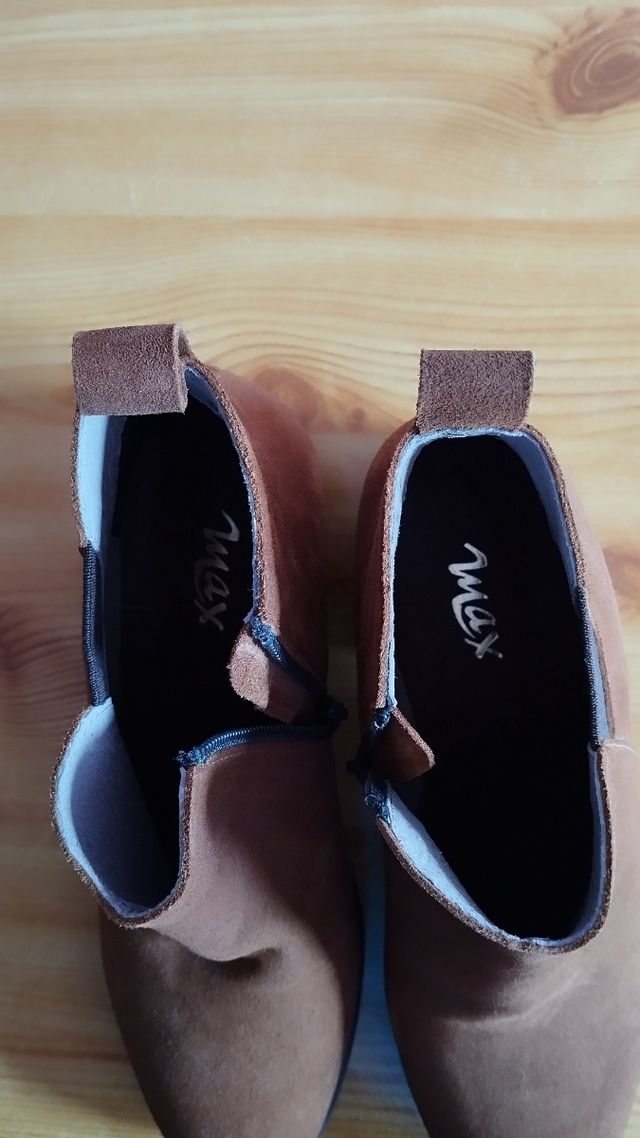 Botins camel, tamanho 39