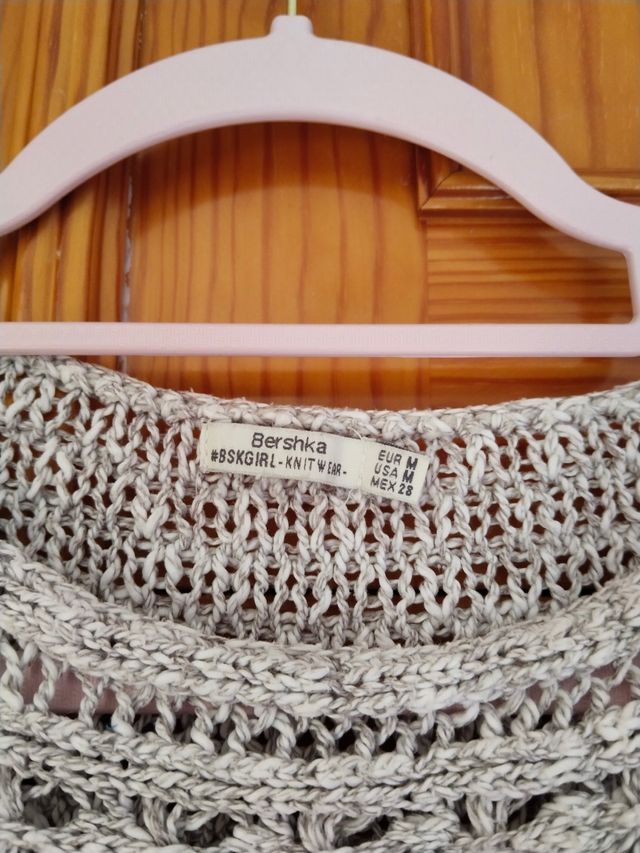 Jersey gris y blanco 🤍🩶