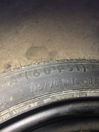 Rueda de repuesto  Opel Astra H ańo 2005