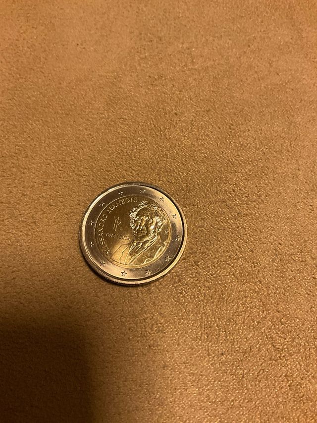 Moneta 2€ manzoni