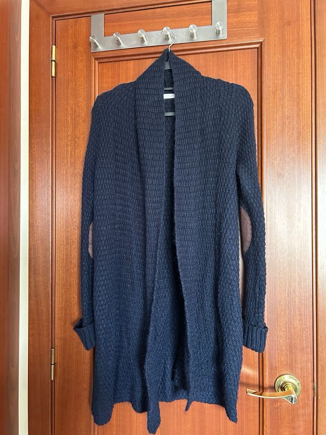Cardigan 3/4 color azul