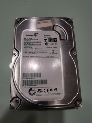 Hard disk 500Gb sata 3.5" desktop Pc