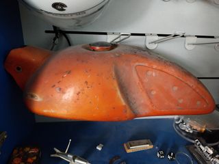 Testi serbatoio motocicletta vintage