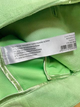 Cazadora de color menta