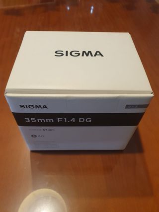 Objetivo SIGMA 35mm F1.4 DG HSM Art para NIKON