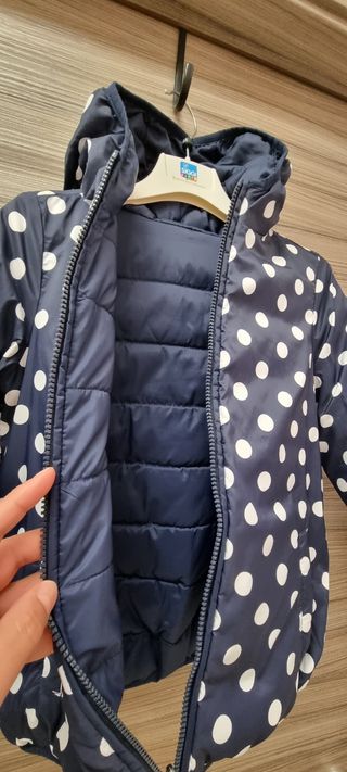 Piumino Benetton bambina double face