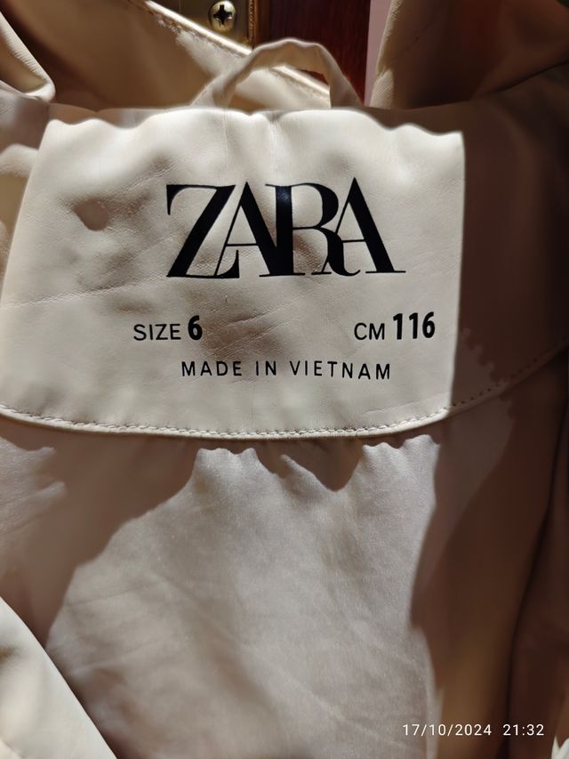 Parka impermeable niño