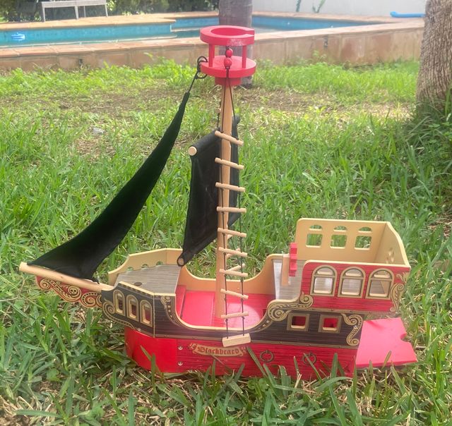 Papo - Barco Pirata de madera-55cm