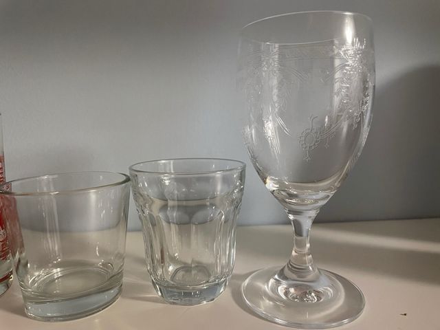 Bicchieri Martini, Ramazzotti, Lucano 