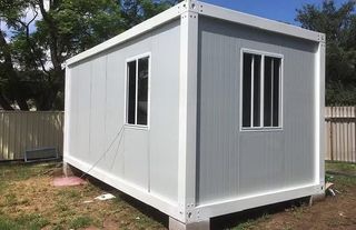 Caseta de obra modulo prefabricado contenedor kit