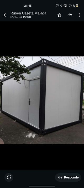 Caseta de obra modulo prefabricado contenedor kit