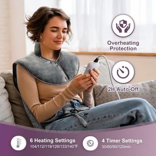 Manta eléctrica espalda y cuello