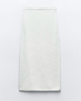 Falda punto lentejuelas