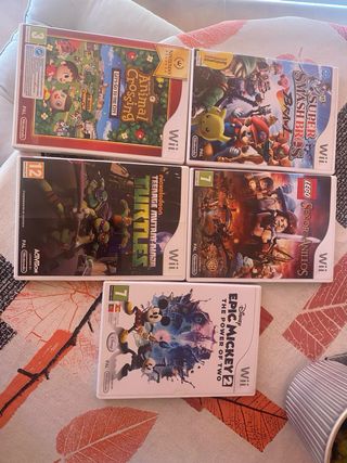 5 Juegos Wii