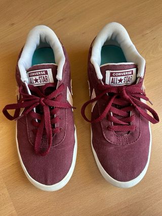 Zaptillas converse granate t39