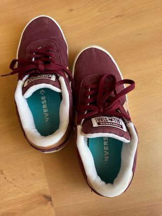 Zaptillas converse granate t39