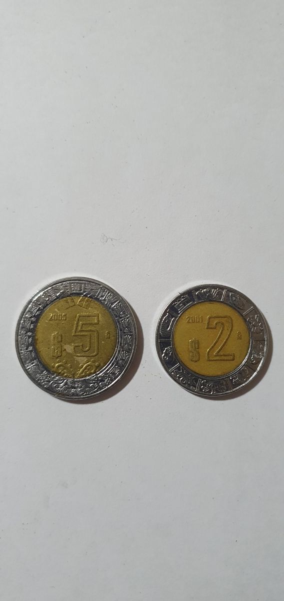2 MONEDAS MEXICANAS
