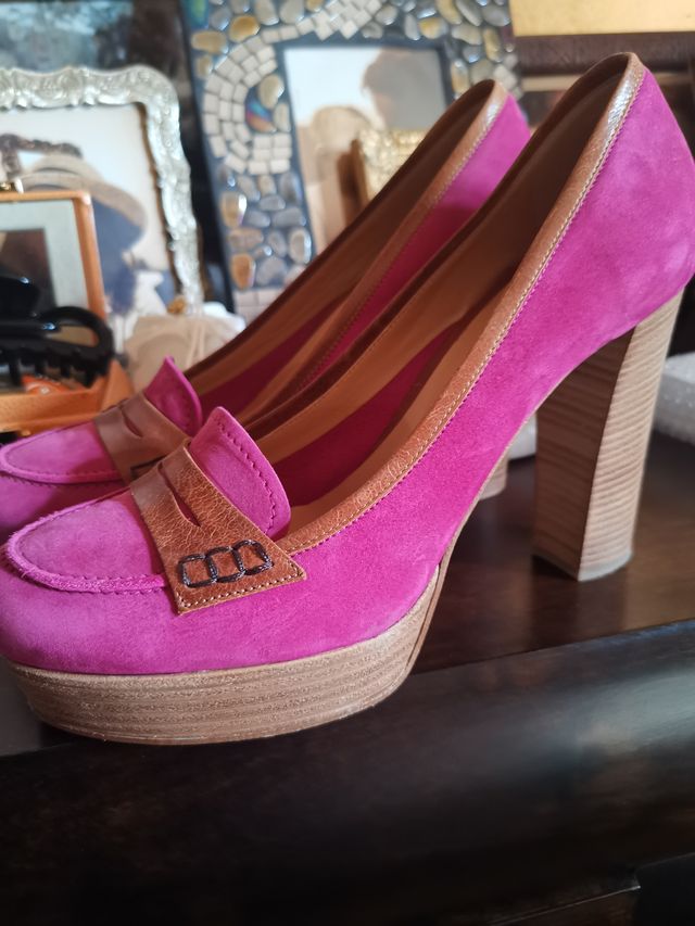 Scarpe rosa donna tacco alto