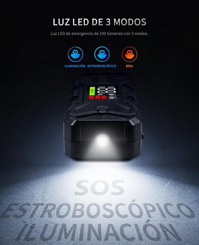 Bateria + arrancador coche 🚗