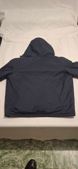 parka cazadora de invierno con capucha fija