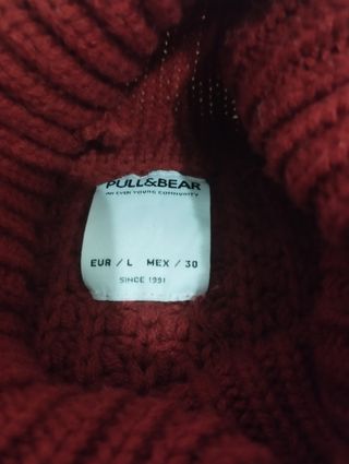 Jersey talla L NUEVO color teja