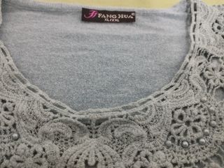 Jersey talla XL/XXL azul claro mujer