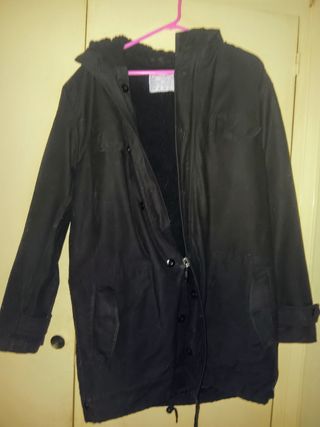 Parka Bundeswher negra,Parka alemana.