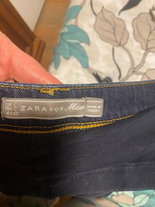 Pantalones para embarazadas de zarra talla  l