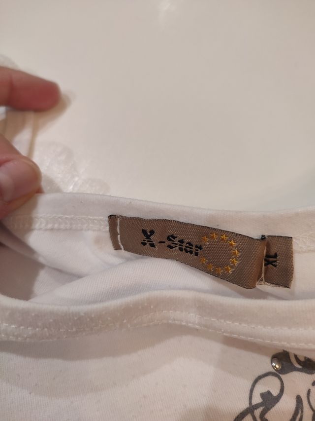 Top canotta bianco donna