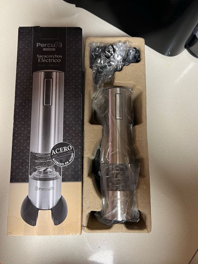 Sacacorchos Eléctrico de Acero marca Percutti