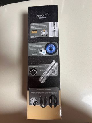 Sacacorchos Eléctrico de Acero marca Percutti