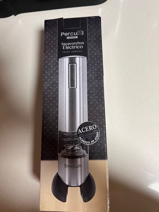 Sacacorchos Eléctrico de Acero marca Percutti