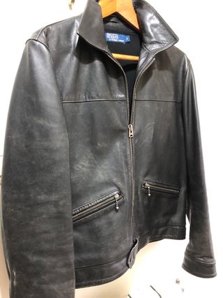Cazadora de piel “polo”