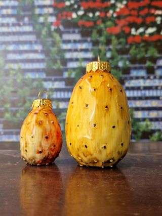 Palle di natale a fico d'india