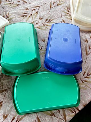 Contenitori Tupperware rettangolari due profondità